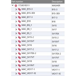Yanmar kaušo tarpiklis 31x45x6 vio17 1