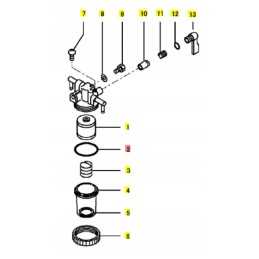 Yanmar kuro filtras arba žiedas sv vio tc c