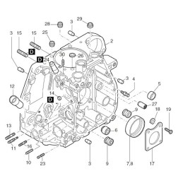 Hatz 1d traukos guolio poveržlė 1 05 04069500