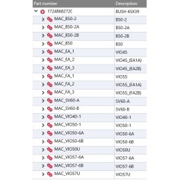Yanmar kaušo sandariklis 45x39