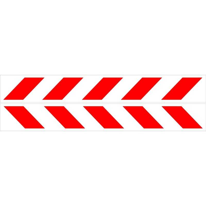 Įspėjamieji lipdukai, šviesą atspindintys laminato diržai, 60x8 cm