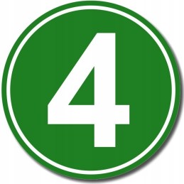 Euro 4 lipdukas, ADR ženklinimas, išmetamųjų dujų grynumas, 12 cm