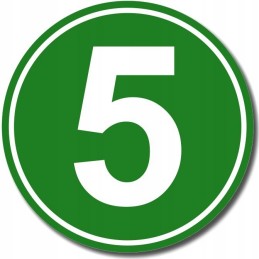 Euro 5 lipdukas, ADR ženklinimas, išmetamųjų dujų grynumas, 12 cm