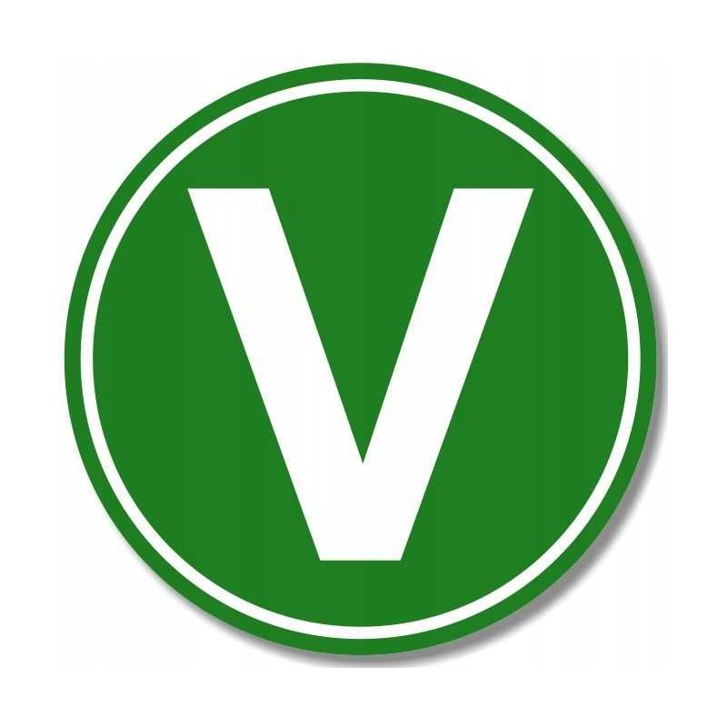 Euro 5 lipdukas, ADR ženklinimas, išmetamųjų dujų grynumas, 12 cm