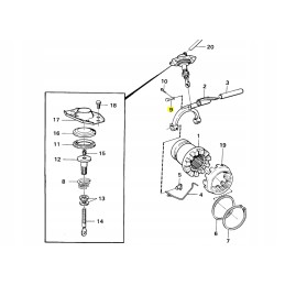 Varžtas, tvirtinantis „Volvo 8x32“ savivartį 2