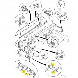 Boom jcb cva ekskavatorinio krautuvo cilindro įvorė