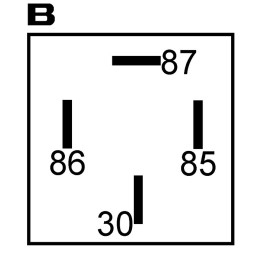 Universali relė 24v 70a hq variniai kaiščiai