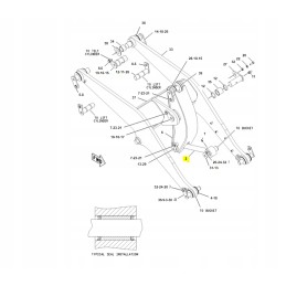 Cat krautuvo kaušo įvorė