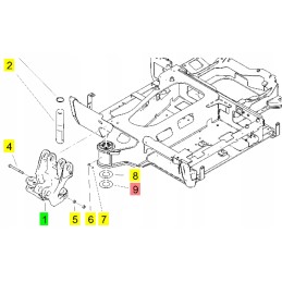 Yanmar poveržlė 60x110x0 8 vio30 vio80u sv22 sv26