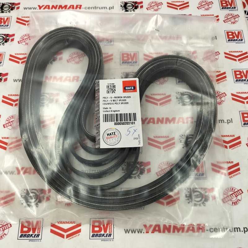 Hatz 2l40 2l41 kelių griovelių diržas 50203101