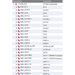 Yanmar hidraulinė jungtis b7 6 sv15vt sv100 2a