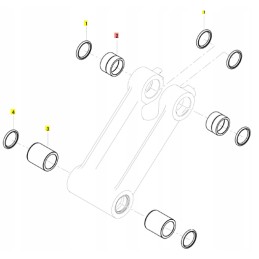 Yanmar rokerio rankovė 38x48x33 5 vio25 vio38u