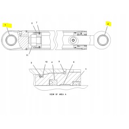 Boom cat mini ekskavatoriaus cilindro įvorė