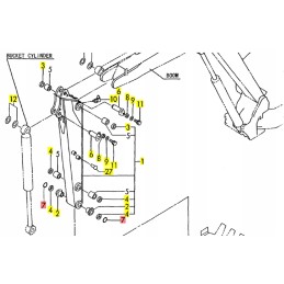 Yanmar apsaugos nuo dulkių žiedas vio30 vio50 1