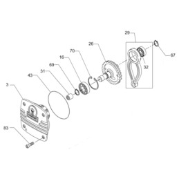 Wacker BS plaktuvai arba žiedinis smūgio gaubtas 5100033181