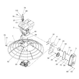 Wacker ct vpg trapecinis diržas 0088866