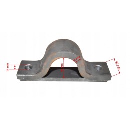 2x pavaros montavimas fi 40 mm pilnas