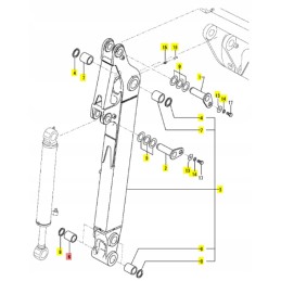Yanmar rankos įvorė 30x45 b12 b18 sv15 sv19vt
