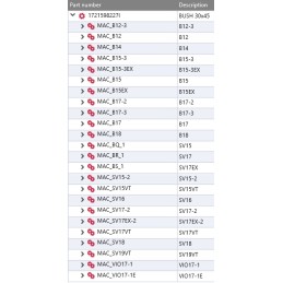Yanmar rankos įvorė 30x45 b12 b18 sv15 sv19vt