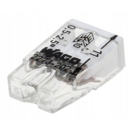 Elektrinio kubo greitoji jungtis 2 kontaktų svoris