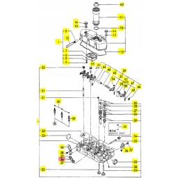 Yanmar terminio įpurškimo poveržlė 11960011450