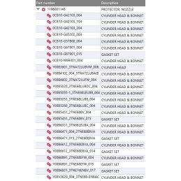 Yanmar terminio įpurškimo poveržlė 11960011450