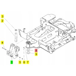 Yanmar poveržlė 60x110x0 5 vio30 vio75 c sv22