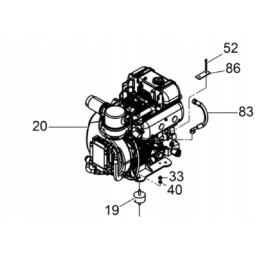 Wacker dpu100 70 variklio amortizatorius 0201047