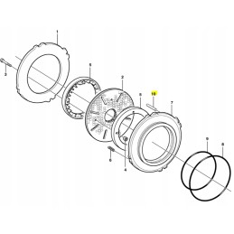 Apsauginis kaištis 10x75 5 Volvo krautuvas