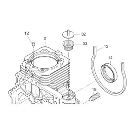 Hatz serijos 1b 1d alsuoklio membrana 03568701