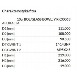 Galima filtruoti 1 14unf fi90 5 h 219mm d111
