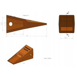 Cat j250 1u3252 1u 3252 šaukštai