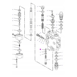Skirstytuvo O žiedas, skirtas ekskavatoriaus krautuvas Cat