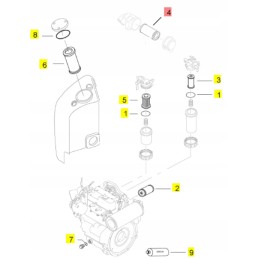 Yanmar oro filtro elementas vio15