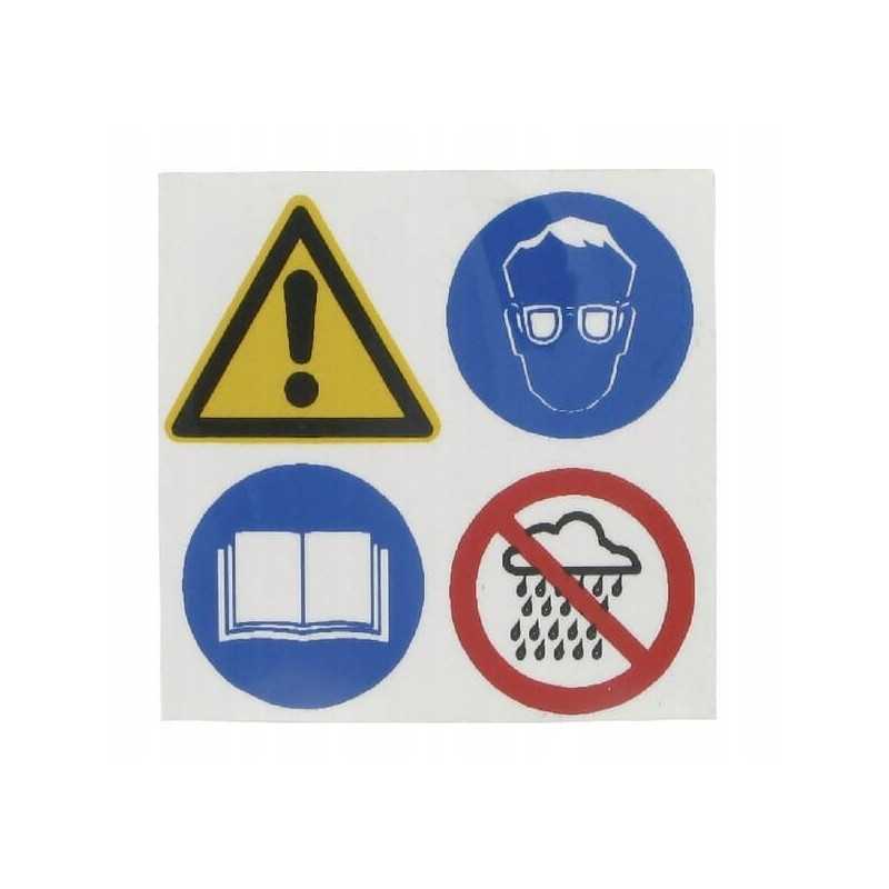 Vejapjovės įspėjamieji lipdukai