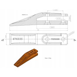 Cat 6y 6335 6y 6335 šaukštai