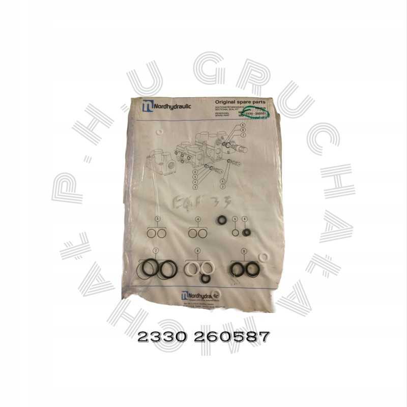 Nordhydraulic rs210 rs270 ritės sandarinimo rinkinys