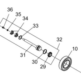 Wacker dpu bpu o žiedinis vibracijos stūmoklis 2006991