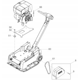 Wacker dpu30 dpu37 amortizatorius 0216555