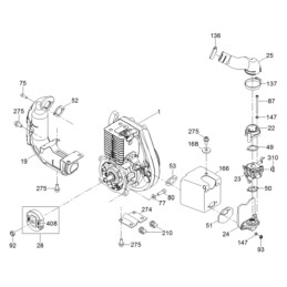 Wacker rammers bs kolektoriaus karbiuratoriaus filtras 5100032179