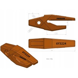 Dantų adapteris j225 6y 3224 6y3224