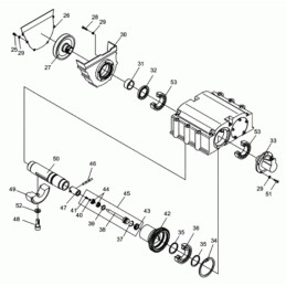 Wacker dpu vibracijos stūmoklio sandariklis 0043203