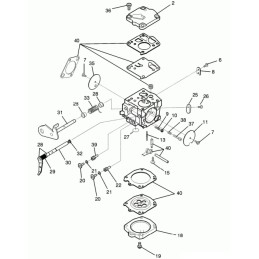 Wacker tillotson karbiuratoriaus remonto rinkinys 2005690