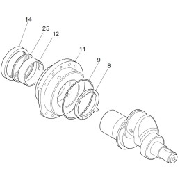 Hatz 04000600 veleno traukos guolis 1d60 1d81 1d90