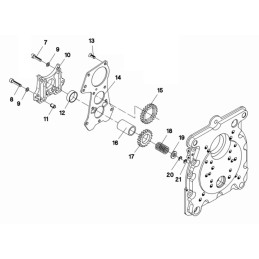 Hatz 1d41 1d81 alyvos siurblio kovos guolis 03797600