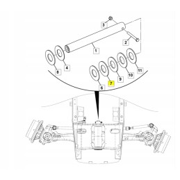 Tilto kaiščio poveržlė jcb kop lad 819 00133
