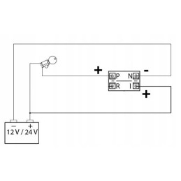 Darbo valandų skaitiklis LCD 12v 24v