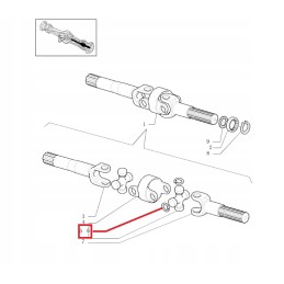 Fiat Hitachi Short Polosi Cross 85807283 OEM