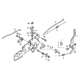 Honda gcv160 reguliatoriaus spyruoklė 16561 zm0 v30