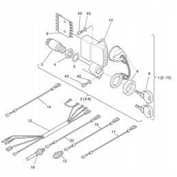 Hatz 1b20 1b30 1b40 1b50 uždegimo raktelis 50600800